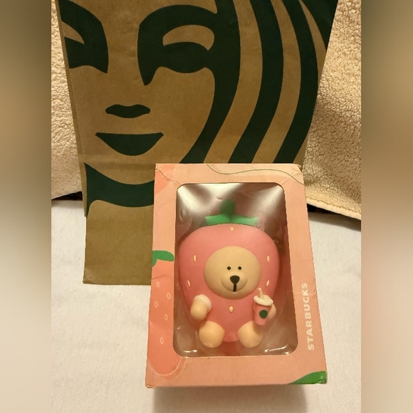 Starbucks Accessories - Starbucks Silicone Bear Keychain